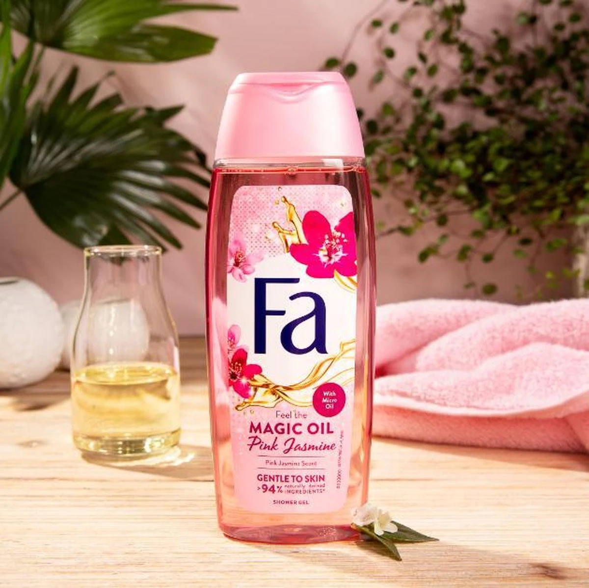 Fa Magic Oil Pink Jasmine Douchegel 6x 250ml - Grootverpakking 9 Fa Magic Oil Pink Jasmine Douchegel 6x 250ml - Grootverpakking - Afbeelding 7