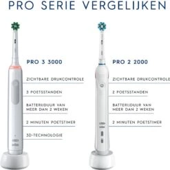 Oral B Oral-B Pro 3 - 3900 - Zwarte En Roze - Elektrische Tandenborstel -Lichaamsverzorging Winkel 1200x1198 43