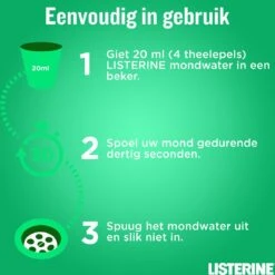 LISTERINE Clean & Fresh, Mondwater Met Essentiële Oliën En Fluoride, Zonder Alcohol, Bereikt De Plaatsen Die De Tandenborstel Mist – Zelfs Tussen De Beugel, 3 X 500 Ml -Lichaamsverzorging Winkel 1200x1199 10