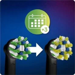 Oral B Oral-B CrossAction - Met CleanMaximiser-technologie - Opzetborstels - Zwart - 8 Stuks -Lichaamsverzorging Winkel 1200x1200 1040