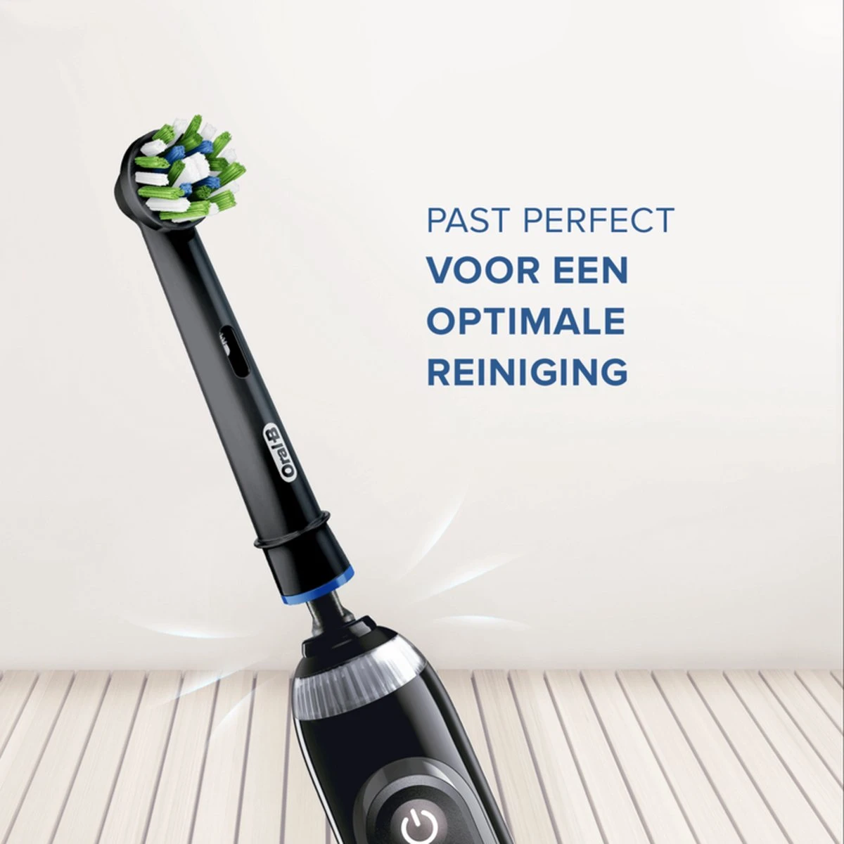 Oral B Oral-B CrossAction - Met CleanMaximiser-technologie - Opzetborstels - Zwart - 4stuks 4 Oral B Oral-B CrossAction - Met CleanMaximiser-technologie - Opzetborstels - Zwart - 4stuks - Afbeelding 2