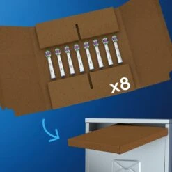 Oral B Oral-B 3D White - Met CleanMaximiser-technologie - Opzetborstels - 8 Stuks - Brievenbusverpakking -Lichaamsverzorging Winkel 1200x1200 1112