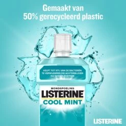 LISTERINE® Fresh Mint, Mondspoeling Met Essentiële Oliën Voor Een Langdurig Frisse Adem, 3x600ml -Lichaamsverzorging Winkel 1200x1200 1123
