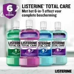LISTERINE Total Care Tandbescherming, Mondspoeling, Biedt Complete Bescherming Voor Sterke Tanden Met 6 In 1 Effect, 3 X 500 Ml -Lichaamsverzorging Winkel 1200x1200 1136