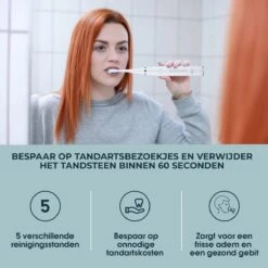 Merkloos Tandsteen Verwijderaar Elektrisch – Tandenborstel Opzetstukken - Tandarts Spiegel - 5 Standen -Wit -Lichaamsverzorging Winkel 1200x1200 1236