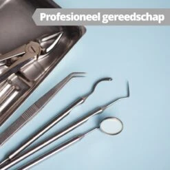 AdroitGoods 7 Delige RVS Tandarts Setje - Incl Haakje En Spiegel - Tandenstokers - Tandplak - Gebit Verzorging Setje -Lichaamsverzorging Winkel 1200x1200 1308