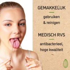 Nutty Green 3-Delige Tongschraper Set Inclusief Opbergcase - Tongreiniging Mondverzorging - Tongreiniger Mondhygiëne - RVS Schraper Voor Schone Tong Reiniging - Tongborstel Tegen Slechte Adem - Zero Waste Lifestyle -Lichaamsverzorging Winkel 1200x1200 1332