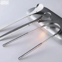 AdroitGoods RVS Tongschraper Set Voor Mondverzorging - 4 Stuks - Tongreiniger/Tongborstel & Tong Schraper 11 AdroitGoods RVS Tongschraper Set Voor Mondverzorging - 4 Stuks - Tongreiniger/Tongborstel & Tong Schraper -Lichaamsverzorging Winkel 1200x1200 1358