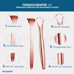 RX Goods Rosé Gouden Tongschraper Voor Mondverzorging – 4 Stuks – Duurzaam & Herbruikbaar -Lichaamsverzorging Winkel 1200x1200 1377