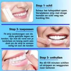 Diamond White - Teeth Whitening Strips - 28x Strips - Zonder Peroxide (0%) - Tandenbleekset - Tandenbleek Strips – Mint -Lichaamsverzorging Winkel 1200x1200 1413