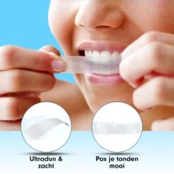 Diamond White - Teeth Whitening Strips - 28x Strips - Zonder Peroxide (0%) - Tandenbleekset - Tandenbleek Strips – Mint -Lichaamsverzorging Winkel 1200x1200 1417