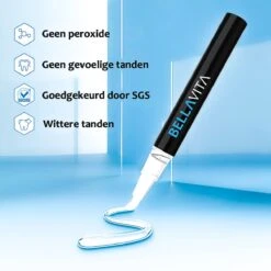 BELLAVITA Tandenbleekset - Tanden Bleken - Teeth Whitening Kit - Tandenblekers - 4 Gelpennen - Zonder Peroxide - 100% Natuurlijk - Witte Tanden -Lichaamsverzorging Winkel 1200x1200 1445