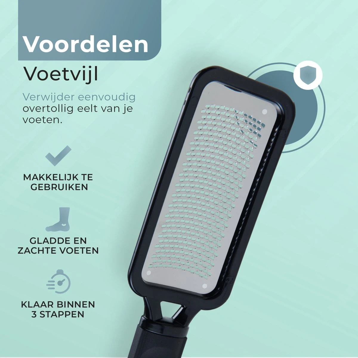 Christian Deluxe® - Professionele Voetvijl - Voetvijl Eelt - Professionele Eeltrasp - Eeltvijl - Professionele Callus Remover 4 Christian Deluxe® - Professionele Voetvijl - Voetvijl Eelt - Professionele Eeltrasp - Eeltvijl - Professionele Callus Remover - Afbeelding 2
