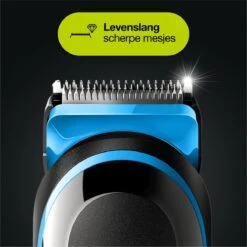 Braun MGK5245 7-in-1 Trimmer Baardtrimmer Voor Mannen - Gezichts- En Haartrimmer - Zwart/Blauw -Lichaamsverzorging Winkel 1200x1200 1496