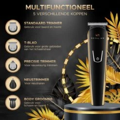 Royal WM - Series 9000 PRO - Baardtrimmer - Zwart - Scheerapparaat - Draadloos -Lichaamsverzorging Winkel 1200x1200 1510