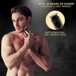 Royal WM - Series 9000 PRO - Baardtrimmer - Zwart - Scheerapparaat - Draadloos -Lichaamsverzorging Winkel 1200x1200 1513