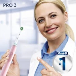 Oral B Oral-B Pro 3 - 3900 - Zwarte En Roze - Elektrische Tandenborstel -Lichaamsverzorging Winkel 1200x1200 1588