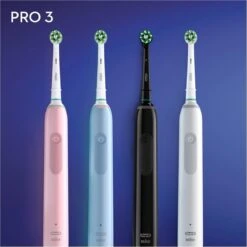 Oral B Oral-B Pro 3 - 3900 - Zwarte En Roze - Elektrische Tandenborstel -Lichaamsverzorging Winkel 1200x1200 1589