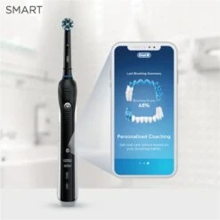 Oral B Oral-B Smart 4 4500 - Zwart - Elektrische Tandenborstel - Powered By Braun - 1 Handvat En 2 Opzetborstels -Lichaamsverzorging Winkel 1200x1200 1597