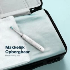 Bintoi® ISonic Pro Series D700 - Elektrische Tandenborstel - Ultra Whitening - 1 Handvat En 4 Opzetborstels - Oplaadbaar - Veilig Voor Douche - Gratis Reisetui - Wit -Lichaamsverzorging Winkel 1200x1200 1612