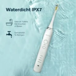 Bintoi® ISonic Pro Series D700 - Elektrische Tandenborstel - Ultra Whitening - 1 Handvat En 4 Opzetborstels - Oplaadbaar - Veilig Voor Douche - Gratis Reisetui - Wit -Lichaamsverzorging Winkel 1200x1200 1613