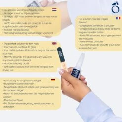 Herome Herome SOS Nail Repair -Repareer Eenvoudig Gescheurde Ingescheurde Nagels - Nagellijm Met Vijl - 10ml. -Lichaamsverzorging Winkel 1200x1200 20