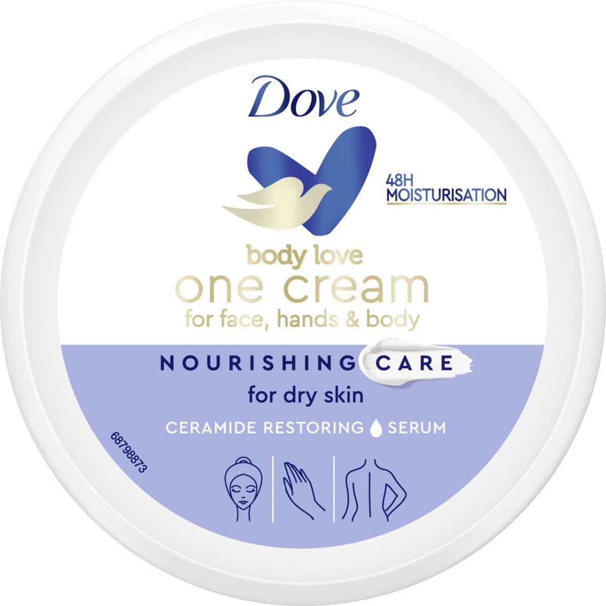 Dove Body Cream One Cream Rich - 250 Ml