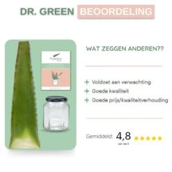 Dr. Green® 1x- Aloë Vera Blad - MAAK GEL IN 3 MINUTEN - 100% Puur - Biologisch -Lichaamsverzorging Winkel 1200x1200 504