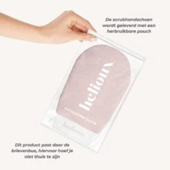 Helioux® Exfoliating Glove - Scrub Handschoen Washand - Voor Lichaam & Gezicht - Verwijderen Van Dode Huidcellen Of Zelfbruiner - Roze - Pink -Lichaamsverzorging Winkel 1200x1200 642