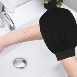Sensu Scrub Handschoen - 3 Stuks - Zwart - Washand Exfoliating Glove - Kessa Hammam Washandje -Lichaamsverzorging Winkel 1200x1200 650