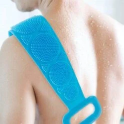 Merkloos Rug Scrubber - Doucheborstel - Lange Lichaamsborstel - Dubbelzijdig Design - 70CM - Rugborstel - Krabber - Douche - Bad - Badborstel - Rug Krabber Siliconen - Massage Borstel - Bath Towel - Back Scrubber - -Lichaamsverzorging Winkel 1200x1200 656