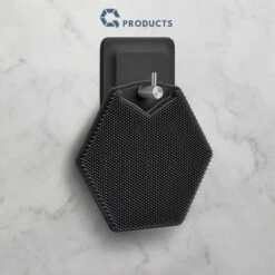 Badborstel - Siliconen Badborstel - Doucheborstel - Lichaamsborstel - Gezichtsborstel - Huidborstel - Scrub Handschoen - Massagespons - Massage Handschoen - Duurzaam - Exfoliërende Werking - Scrubben - Alle Huidtypen - Ergonomisch Handvat Met Zuignap -Lichaamsverzorging Winkel 1200x1200 668