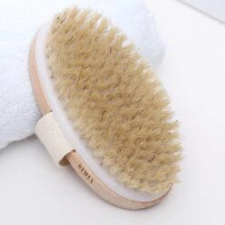 Simia™ Dry Brushing Huidborstel Met Natuurlijke Haren - Huidverbetering - Anti Cellulitis Brush - Lichaamsborstel - Droogborstel -Lichaamsverzorging Winkel 1200x1200 694