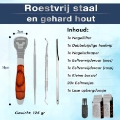 Pedicureset Professioneel - Pedicure Eeltmesjes - Eelt Verwijderaar Pedicure Set - Eeltverwijderaar Voetvijl - Eeltschraper - Eeltschaaf - Eeltrasp -Lichaamsverzorging Winkel 1200x1200 7