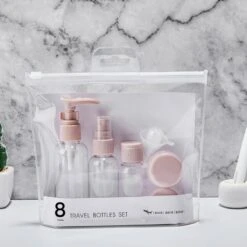 YONO Reisflesjes Set - Navulbare Reisflacons In Verschillende Maten Met Toilettas - Spray Flesjes En Cosmetica Potjes Voor Handbagage Vliegtuig -Lichaamsverzorging Winkel 1200x1200 719