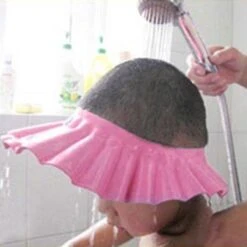 Roze Handig Douchekapje Voor Kleine Kinderen -Kind Haarwas Hulp Kap -Douche Shower Cap - Douchecap -Lichaamsverzorging Winkel 1200x1200 727