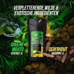 Axe Green Mojito & Cedarwood Douchegel - 6 X 250 Ml - Voordeelverpakking -Lichaamsverzorging Winkel 1200x1200 745