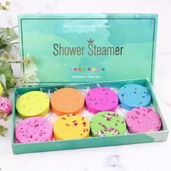 Shower Steamer - Bruisballen Voor Douche - 8 Verschillende Geuren - Verjaardag Cadeau - Stoom Tabletten - Aromatherapie - Organisch - ECO Friendly - Voor Haar -Lichaamsverzorging Winkel 1200x1200 948