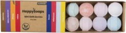 HappySoaps Mini Bath Bombs - Herbal Sweets - 8 Bruisballen In Verschillende Kruidig Zoete Geuren - 100% Plasticvrij, Vegan & Natuurlijk -Lichaamsverzorging Winkel 1200x318