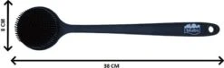 Blubs® – Badborstel – Dry Brush – Rug Scrubber – Lichaamsborstel – Rugborstel Douche Met Steel – Huidborstel – Doucheborstel – Bad- & Doucheaccessoires – Badborstel Met Steel – Doucheborstel Rugborstel – Siliconen Borstel – Massage – Zwart -Lichaamsverzorging Winkel 1200x371 1