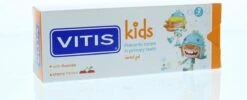 Vitis Kids - Tandpasta & Gel - 2+ Jaar - 50ml - Kersen Smaak -Lichaamsverzorging Winkel 1200x486