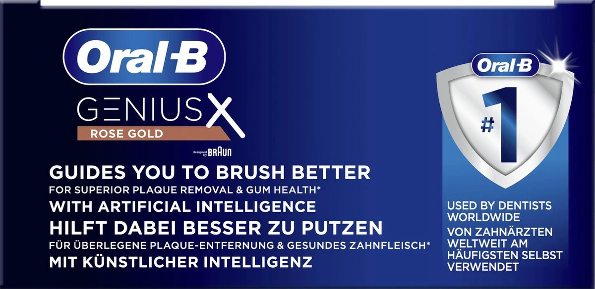 Oral B Oral-B Genius X Elektrische Tandenborstel Rosegold 13 Oral B Oral-B Genius X Elektrische Tandenborstel Rosegold - Afbeelding 11
