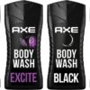 Axe Africa + Black + Dark Temptation + Excite 3-in-1 Douchegels - 4 X 250 Ml - Voordeelverpakking -Lichaamsverzorging Winkel 1200x648