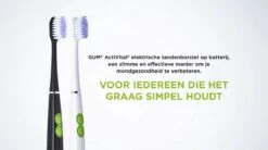 GUM® 1x GUM Activital Sonic Elektrische Tandenborstel - Wit + 1x GUM Opzetborstels Wit -Lichaamsverzorging Winkel 1200x672 1