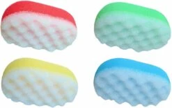 Martini Massagespons - Voordeelset 3 Stuks - 3 Verschillende Kleuren - Afmeting: 14 Cm X 9 Cm X 4.5 Cm. -Lichaamsverzorging Winkel 1200x756