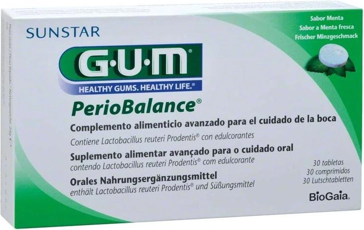 GUM® GUM® PerioBalance® Tabletten | 30 Stuks 4 GUM® GUM® PerioBalance® Tabletten | 30 Stuks - Afbeelding 2