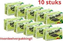 Dudu Osun Black Afrika Soap - Zwarte Afrikaanse Zeep - 10 Stuks Black Soap