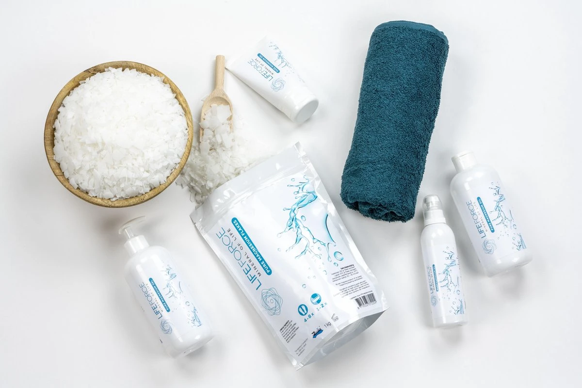 Lifeforce Magnesium Vlokken / Flakes / Badzout (2 Kg) | Puur Zechstein - Magnesiumchloride 100% Natuurlijk En Zuiver 5 Lifeforce Magnesium Vlokken / Flakes / Badzout (2 Kg) | Puur Zechstein - Magnesiumchloride 100% Natuurlijk En Zuiver - Afbeelding 3