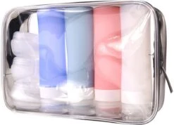 Merkloos Reisverpakking – Navulbare Silicone Reisflesjes Incl. Reispotjes En Doorzichtige Toilettas – Reisset Met Reisflacons & Cosmetica Potjes - Vliegtuig Handbagage Set –– 7 Stuks In Etui –80ML En 20ML - Reisaccessoires 10 Merkloos Reisverpakking – Navulbare Silicone Reisflesjes Incl. Reispotjes En Doorzichtige Toilettas – Reisset Met Reisflacons & Cosmetica Potjes - Vliegtuig Handbagage Set –– 7 Stuks In Etui –80ML En 20ML - Reisaccessoires -Lichaamsverzorging Winkel 1200x864