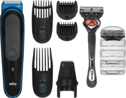Braun MGK5245 7-in-1 Trimmer Baardtrimmer Voor Mannen - Gezichts- En Haartrimmer - Zwart/Blauw -Lichaamsverzorging Winkel 1200x932 4
